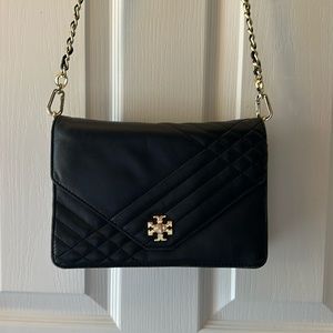 Black cross body Tory Burch purse